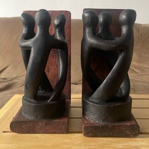 Wooden Book Ends